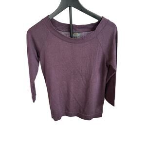 Mix by 41 hawthorn women wine 3/4 sleeve lightweight sweater.  Size XS. workwear
